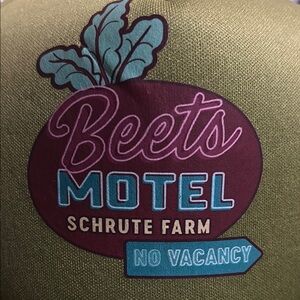 NWT Culturefly 'The Office' Green & White Mesh Cap